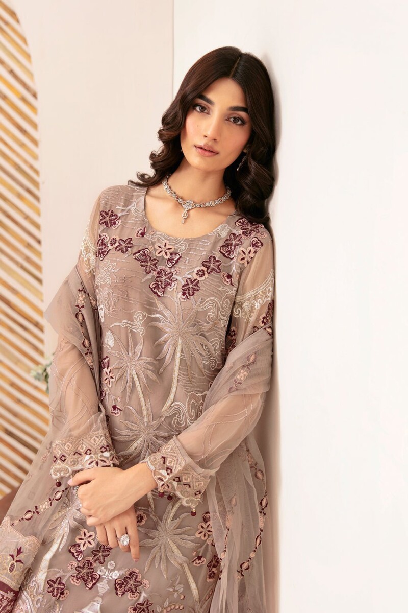 product Ramsha Rangoon D-1206 Vol-12 Luxury Chiffon 3pc Collection 2024