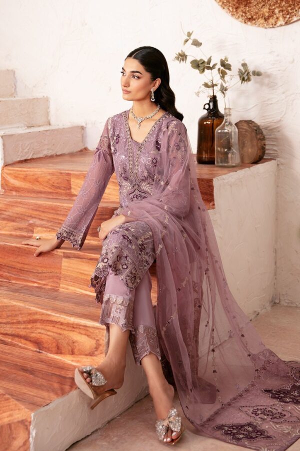 Ramsha Rangoon D-1208 Vol-12 Luxury Chiffon 3pc Collection 2024