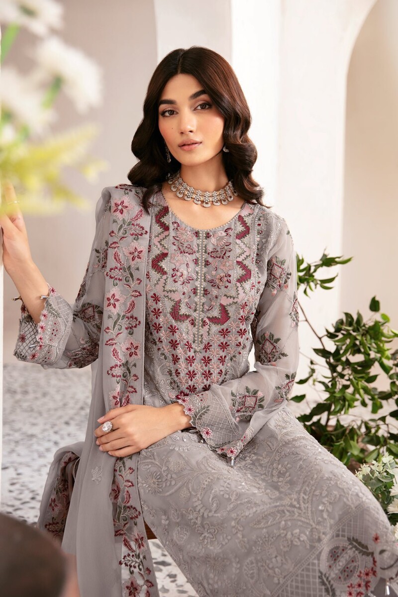 product Ramsha Rangoon D-1210 Vol-12 Luxury Chiffon 3pc Collection 2024