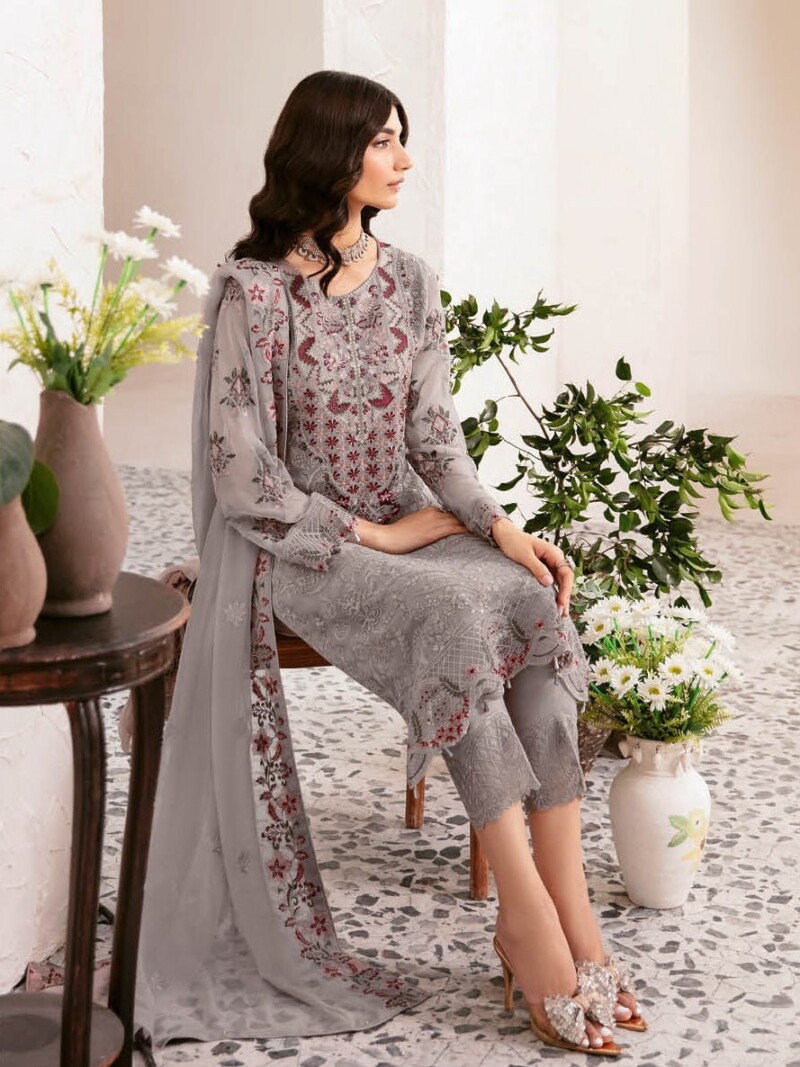 product Ramsha Rangoon D-1210 Vol-12 Luxury Chiffon 3pc Collection 2024