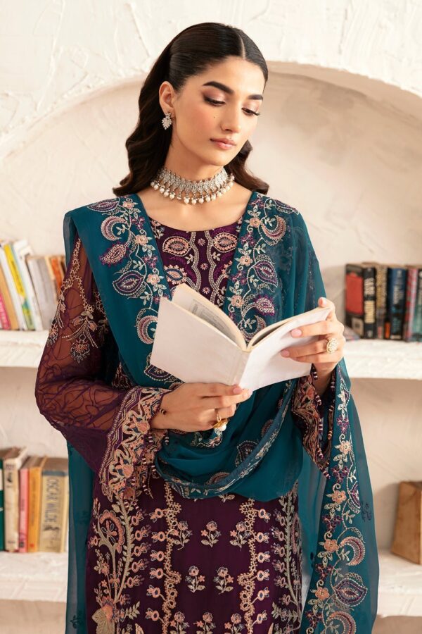 Ramsha Rangoon D-1211 Vol-12 Luxury Chiffon 3pc Collection 2024