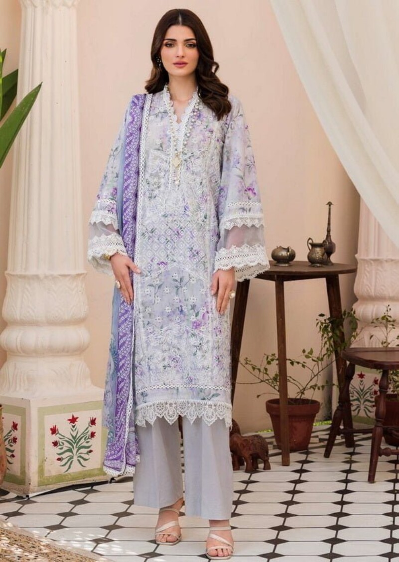 Motifz 4628-Izmit Lawn 3pc Suit Collection 2024