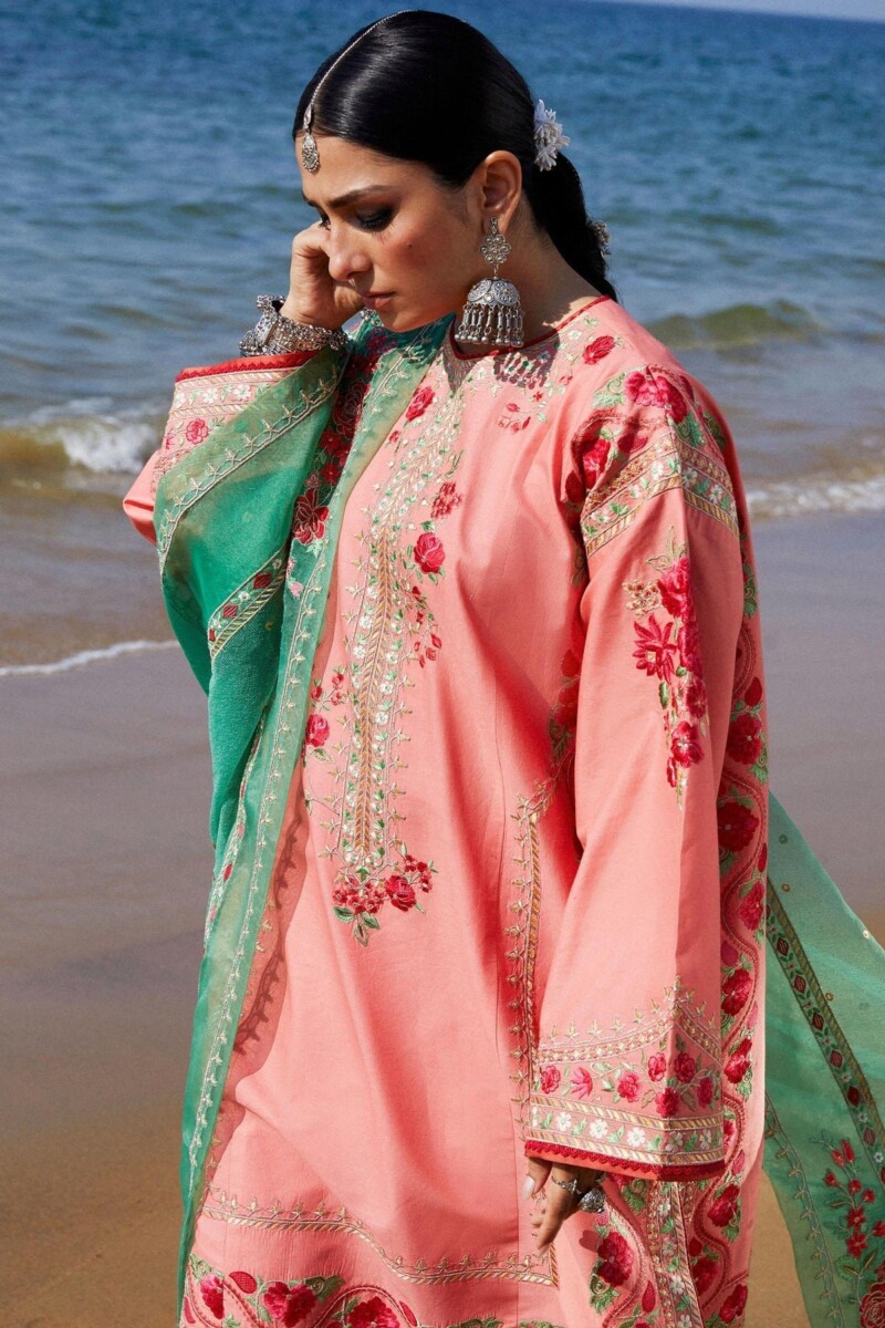 product Zara Shahjahan D-06a Jiya Embroidered Luxury Lawn 3pc Suit Collection 2024