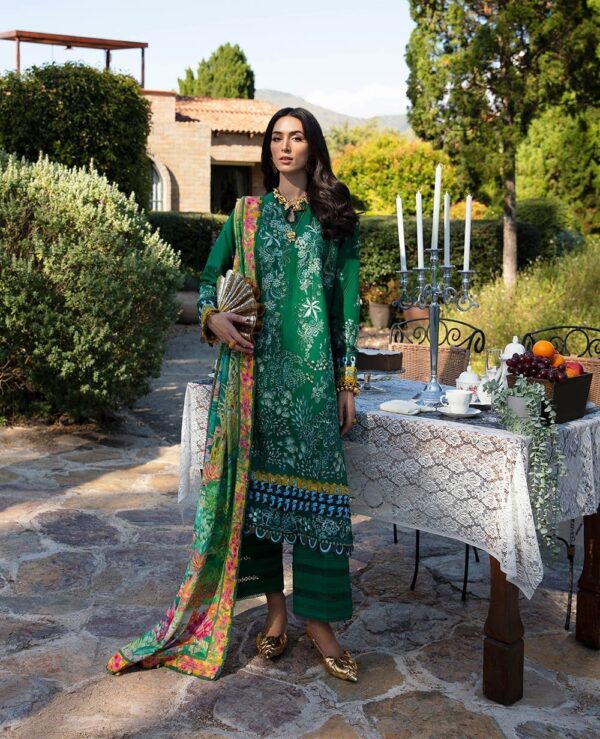 Republic D3-B H Lene Lawn 3Pc Suit Collection 2024