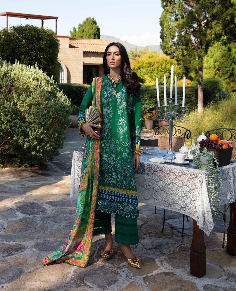 Republic D3-B H Lene Lawn 3pc Suit Collection 2024