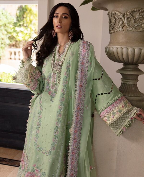 Republic D7-A Aur Lie Lawn 3Pc Suit Collection 2024