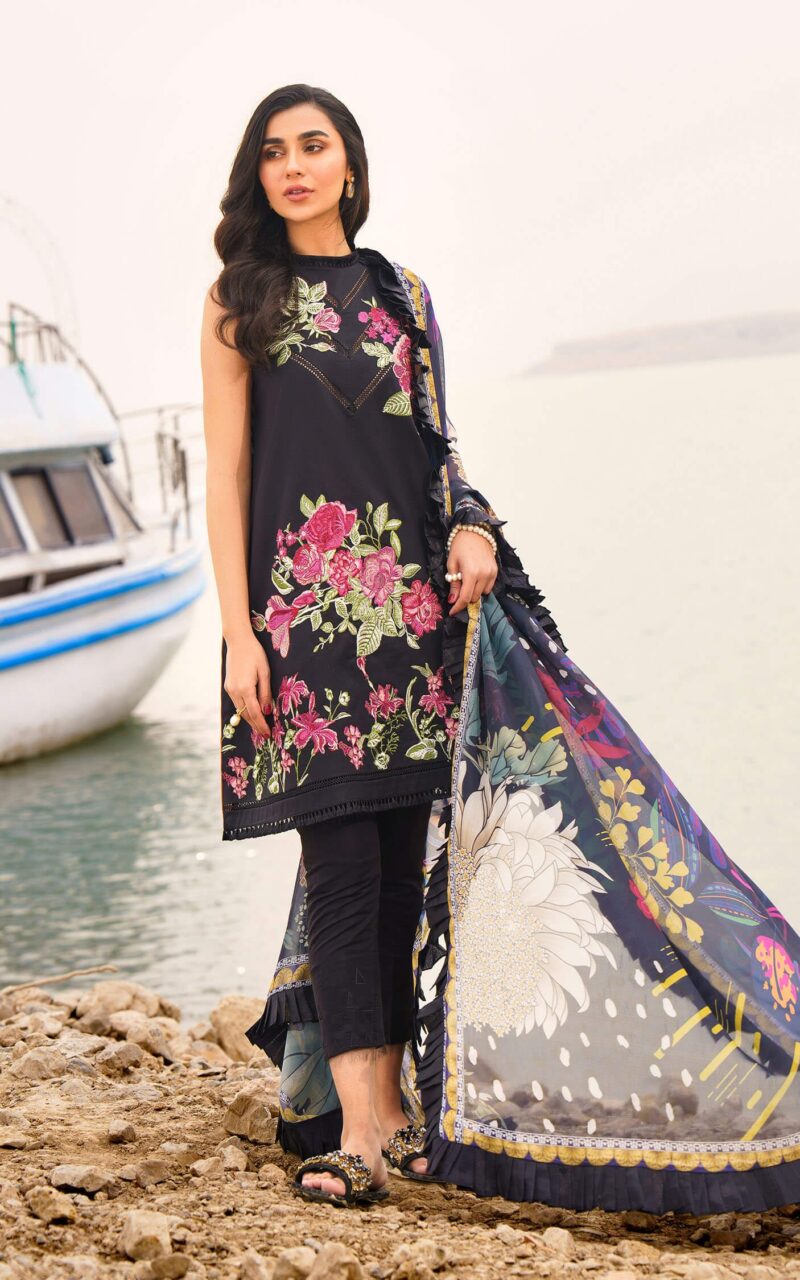 Asifa & Nabeel M 19 Daphne Meraki Premium Lawn Collection