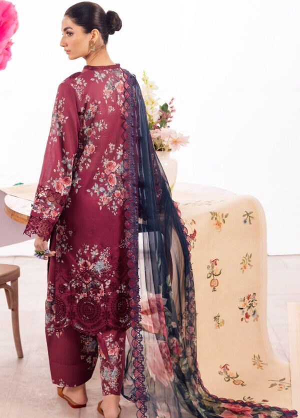 Iznik Dahlia Dl-11 Solistice Embroidered Luxury Lawn 3Pc Suit Collection 2024