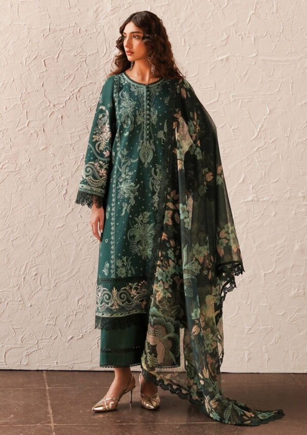 Afrozeh Acf 4 Viridian Chikankari Lawn Collection