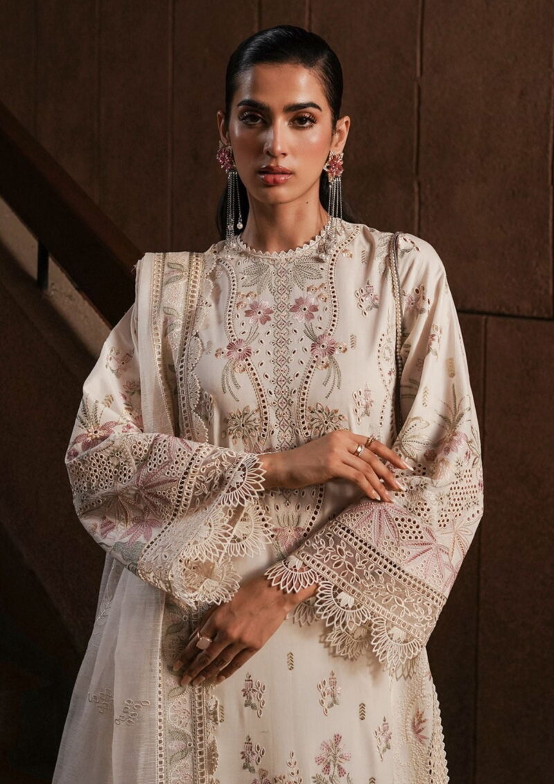 Afrozeh Acf 8 Gypsum Chikankari Lawn Collection