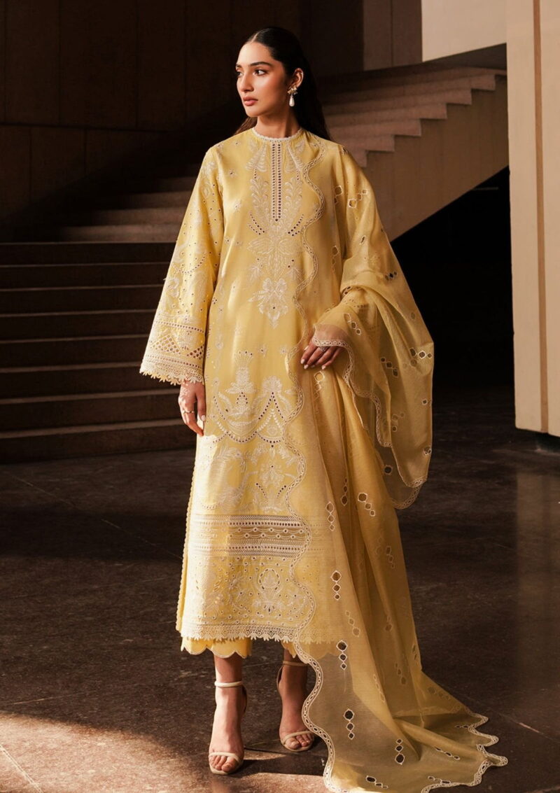 Afrozeh Acf 1 Canary Chikankari Lawn Collection