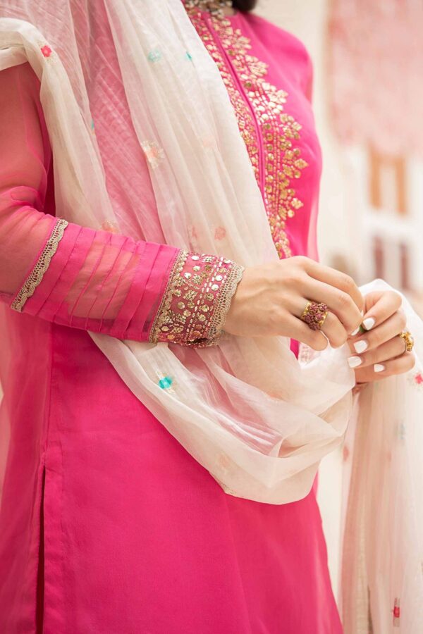 Maria B Pink Dw-Ea23-100 Casuals Wear