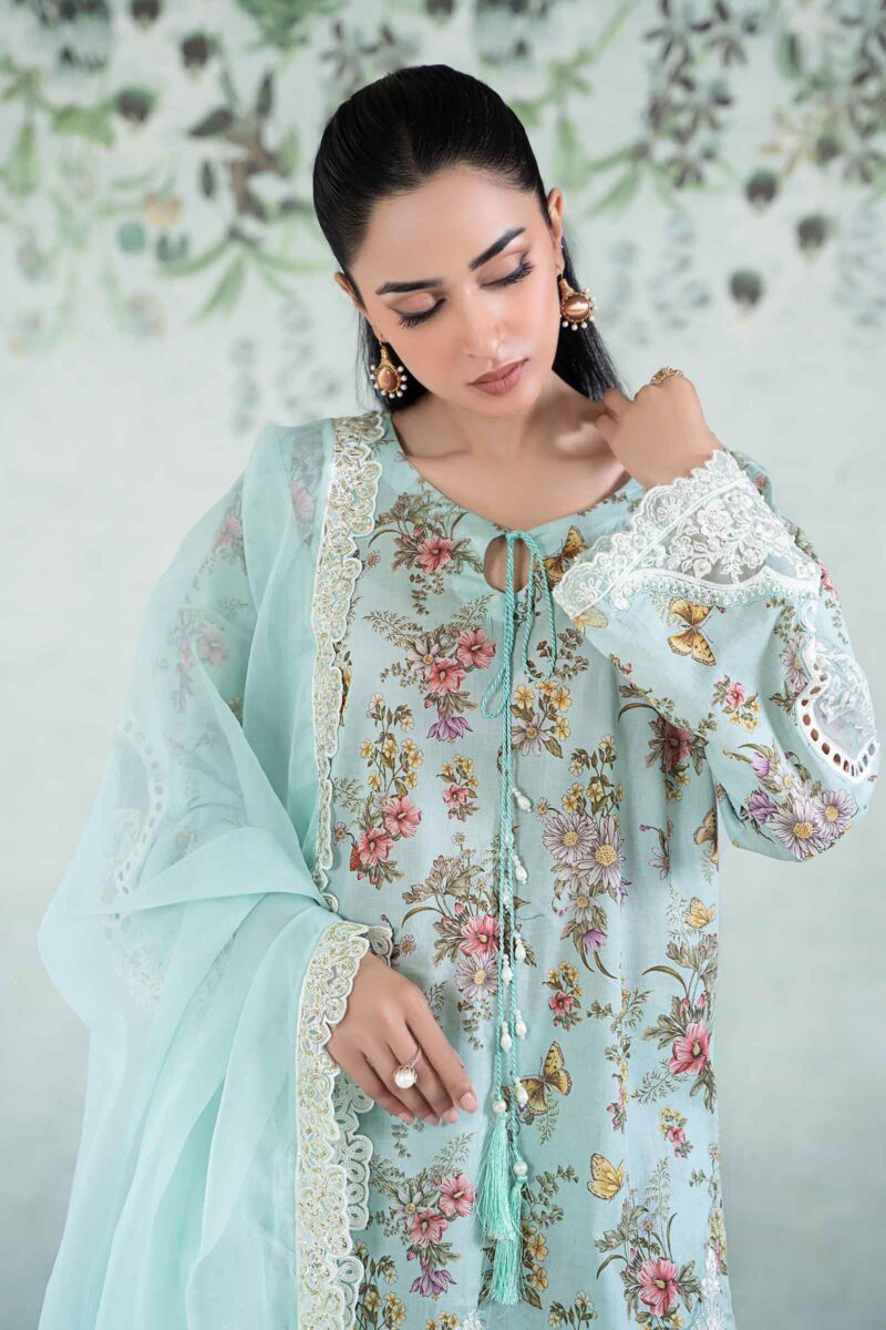 Noor D6 B White Laser And Schifli Luxury Chikankari Lawn 24 Collection 24