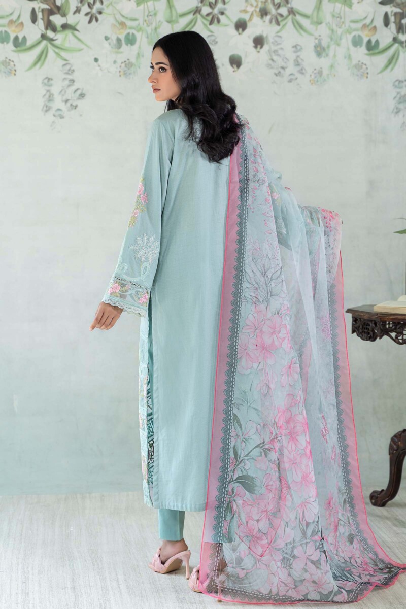 Maria B 3 Piece Embroidered Lawn Suit Dw-Ea24-16 Casuals