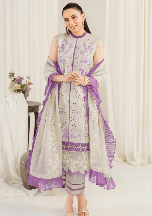 Asifa & Nabeel Ap24 05 Daphne Pretty In Pink Premium Lawn Collection