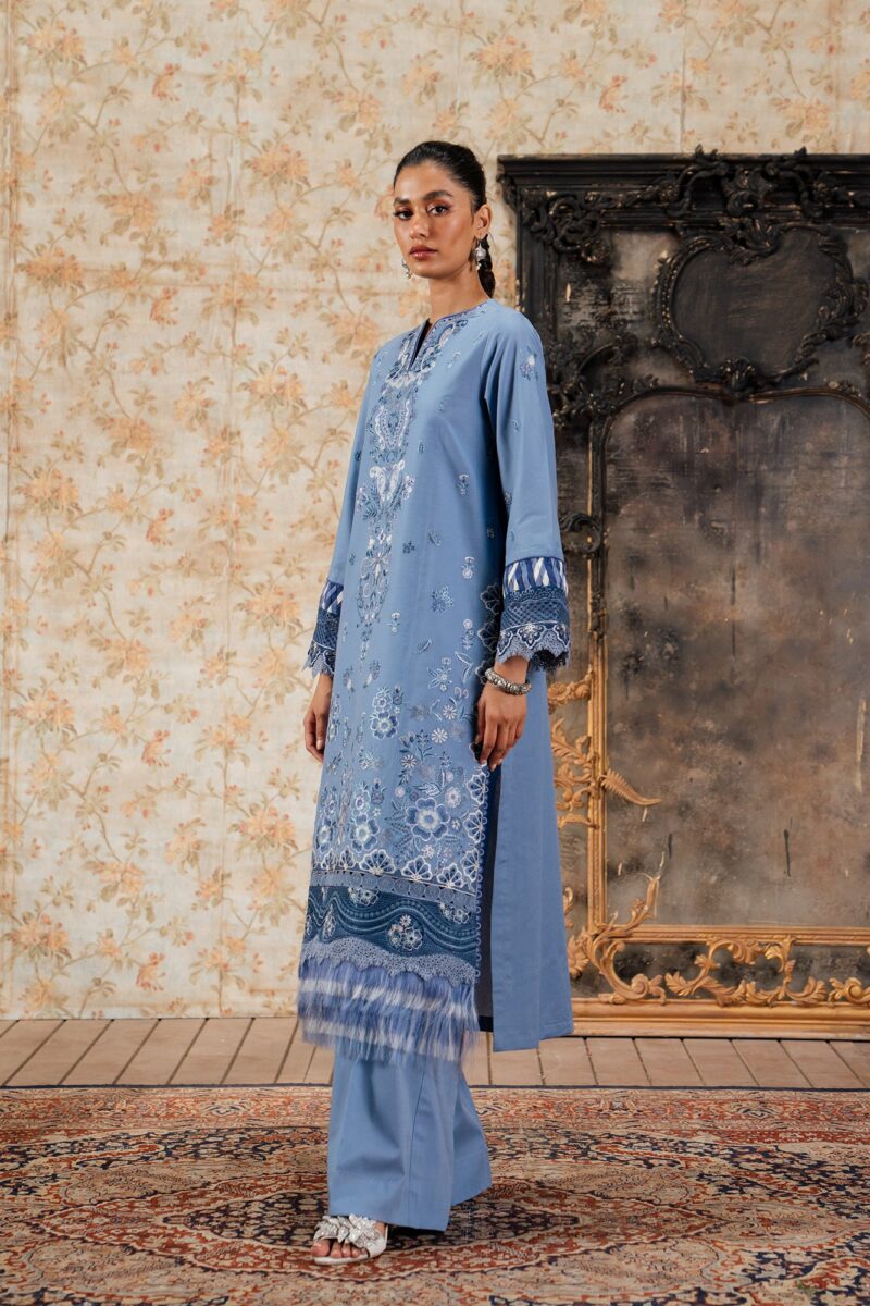 Ethnic Embroidered Suit E0437 203 630 Rozana Unstitched Collection 24 Vol Iii