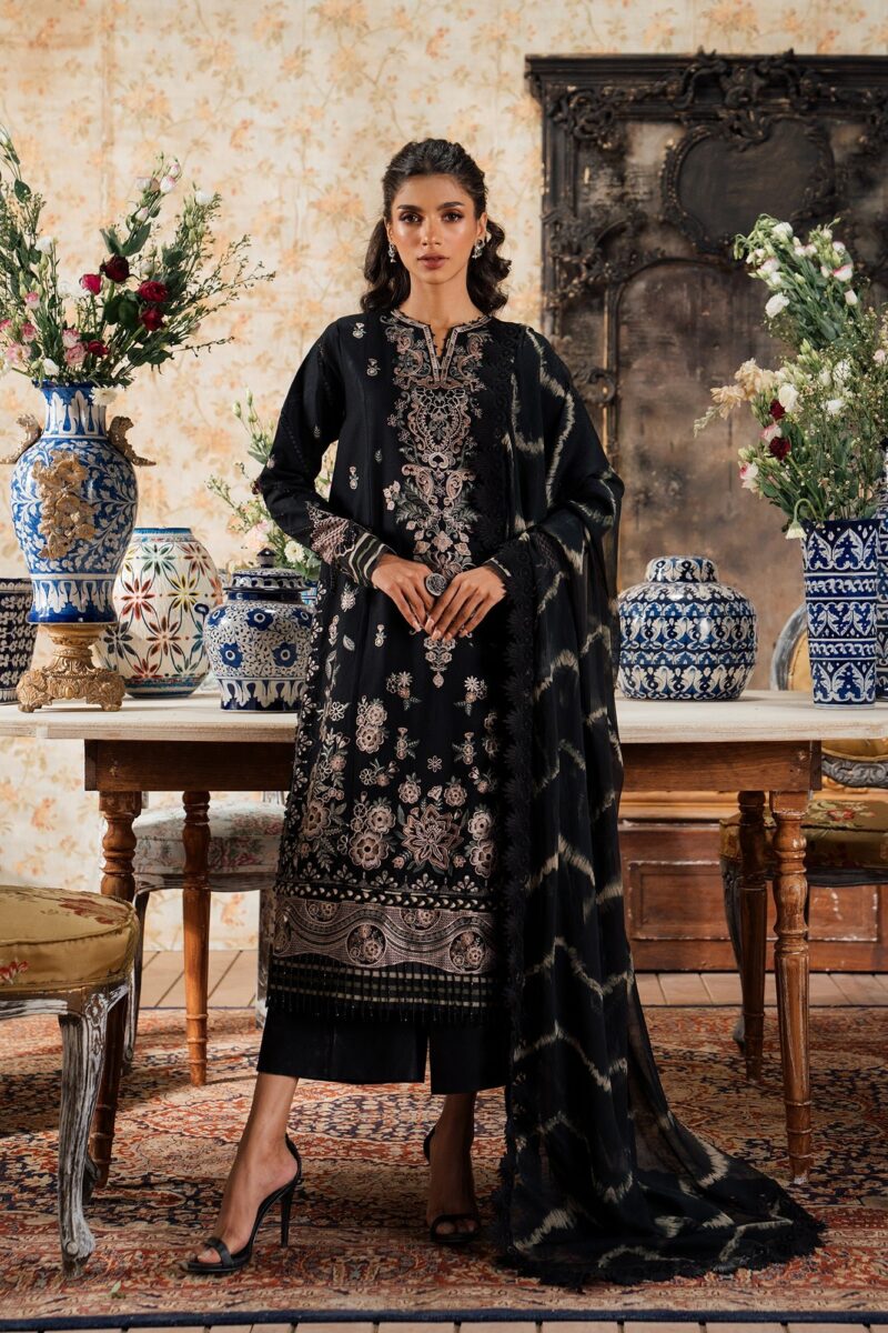 Ethnic Embroidered Suit E0437 203 901 Rozana Unstitched Collection 24 Vol Iii