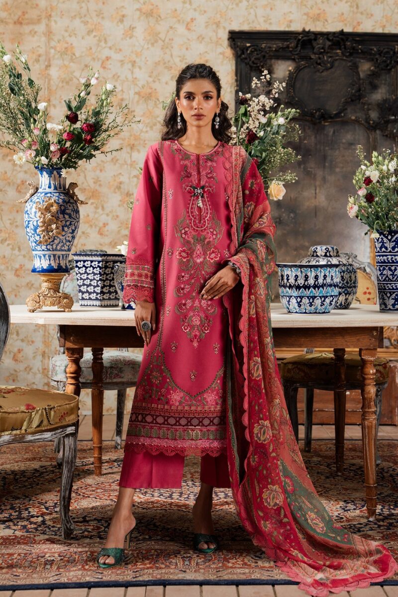 Ethnic Embroidered Suit E0438 203 406 Rozana Unstitched Collection 24 Vol Iii