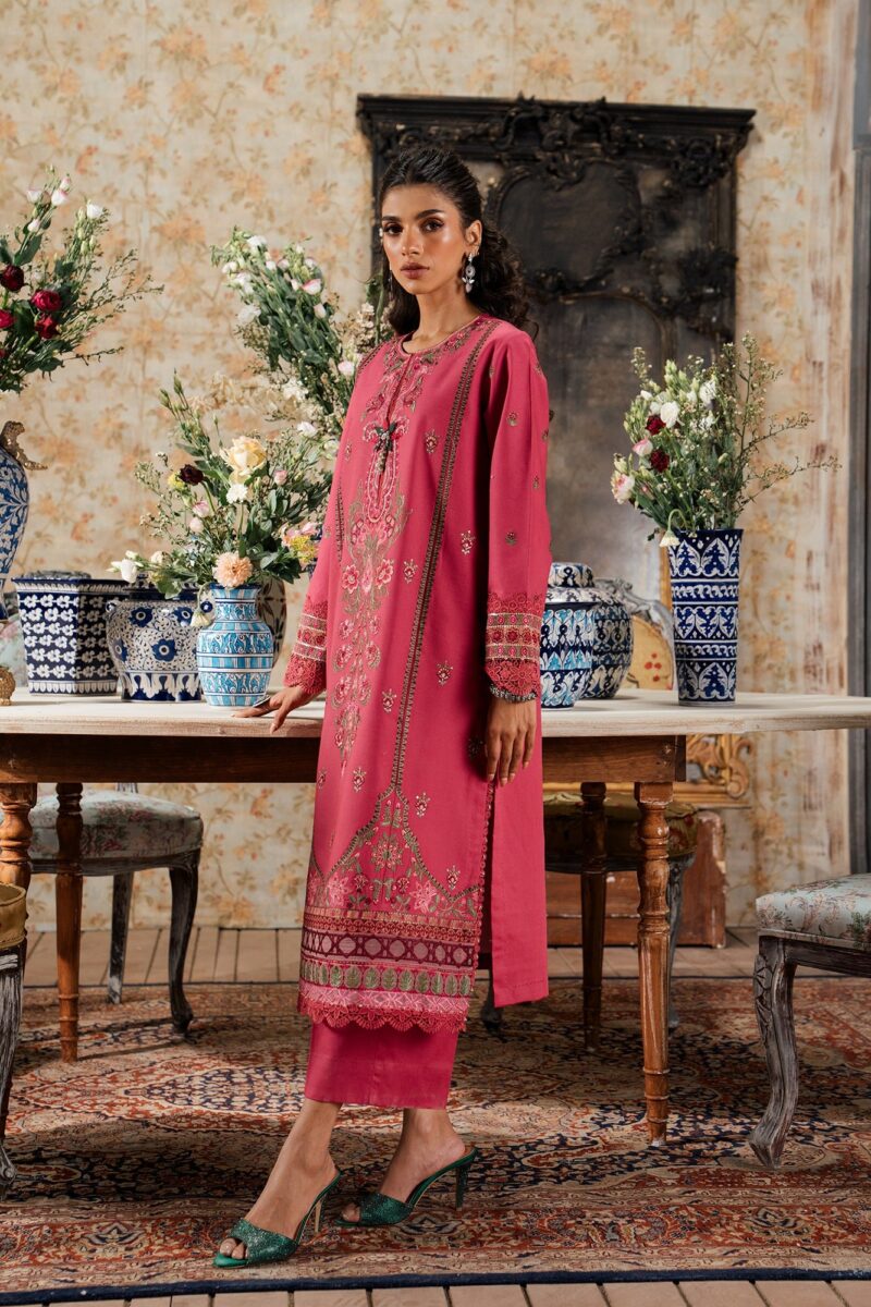 Ethnic Embroidered Suit E0438 203 406 Rozana Unstitched Collection 24 Vol Iii