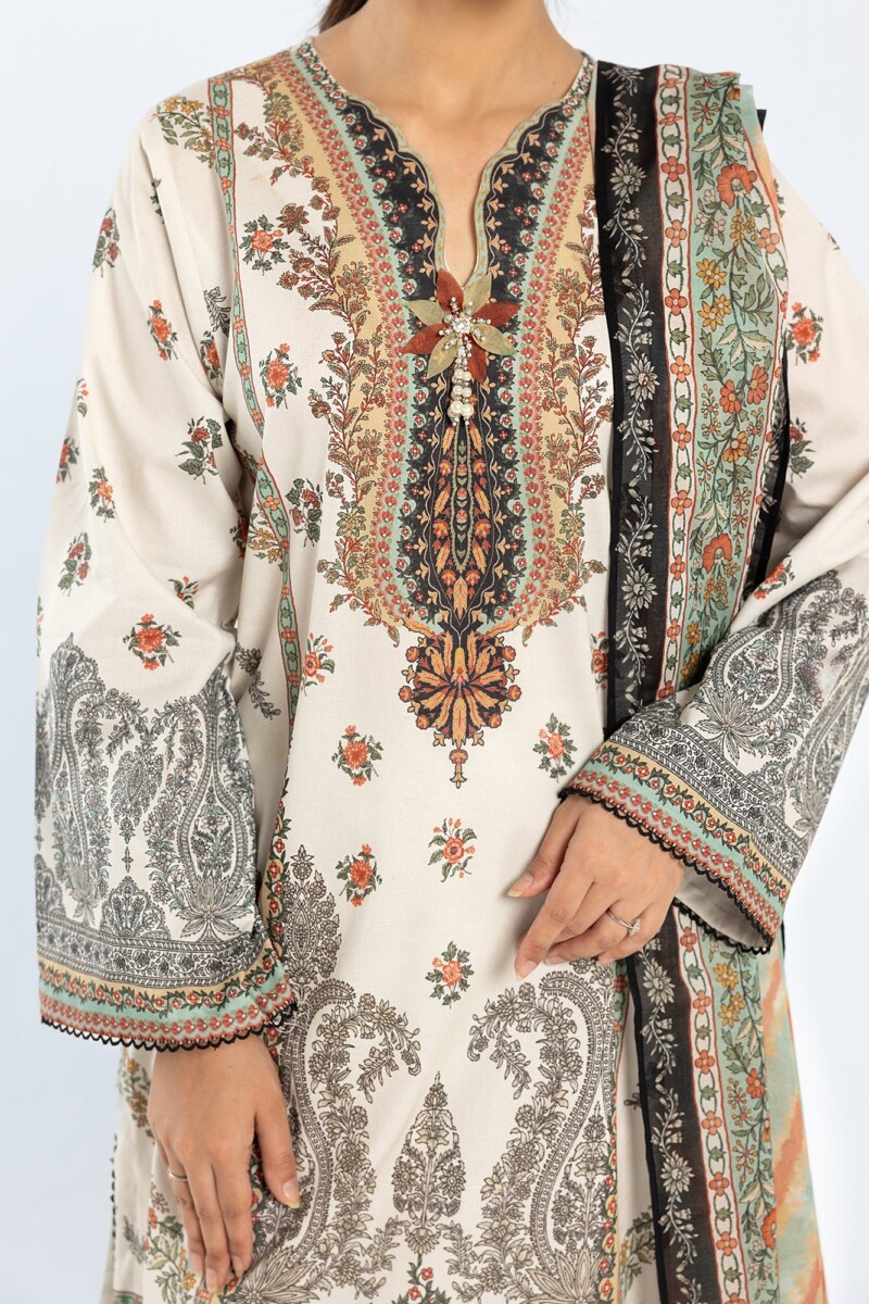 product Ethnic Printed Suit E0445 202 006 Unstithched Casual Special Price Vol Iii