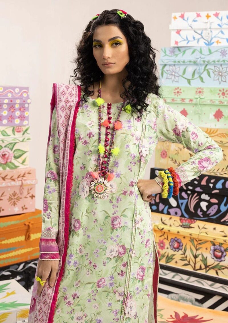 Ellena Digital Printed 3 Pcs EAS L3 Lawn Collection 24