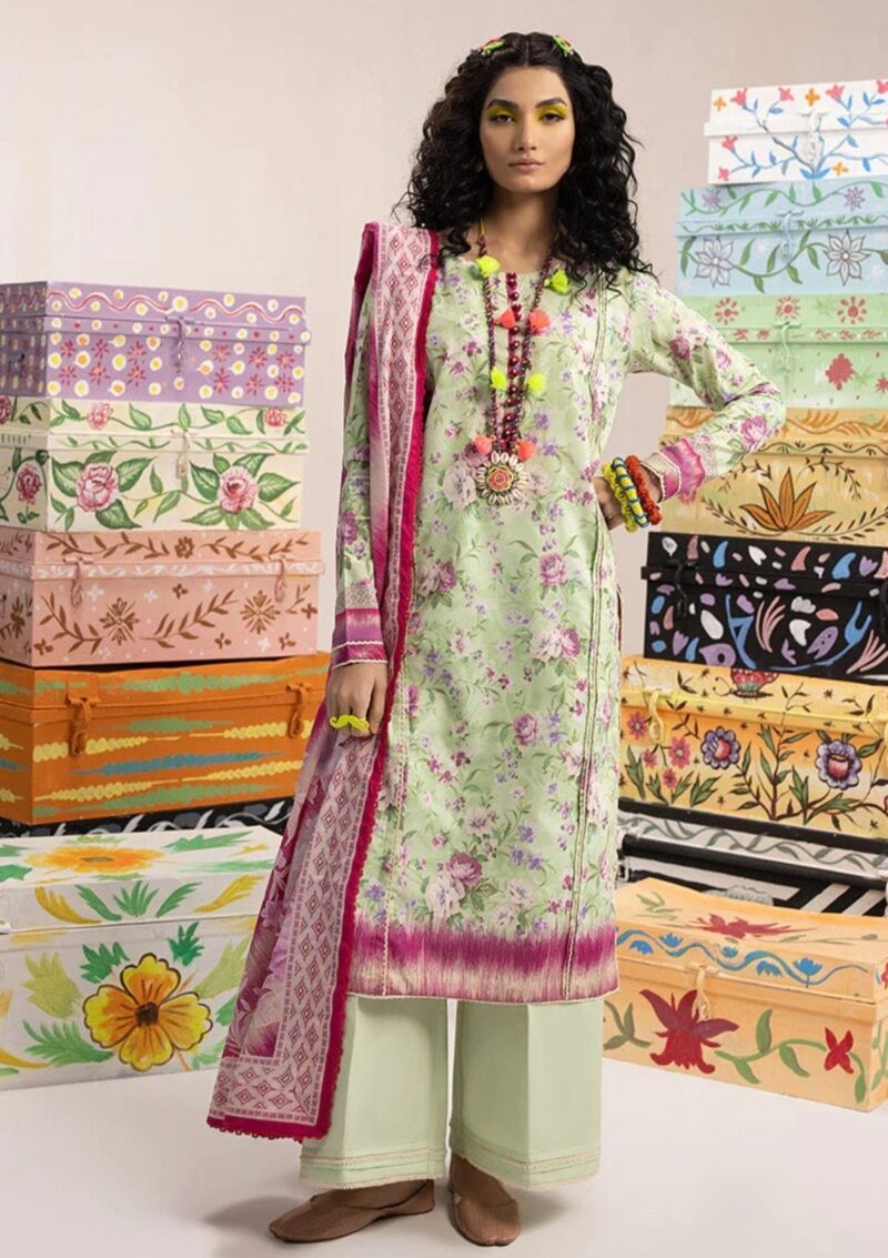 Ellena Digital Printed 3 Pcs EAS L3 Lawn Collection 24