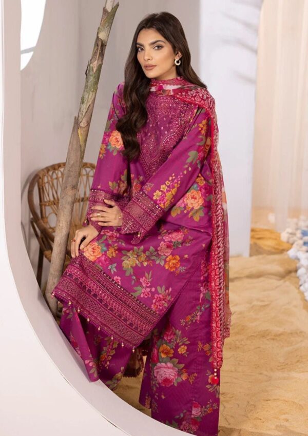 Ellena Summer Embroidered 24 Eas L3 9 5 Lawn Collection