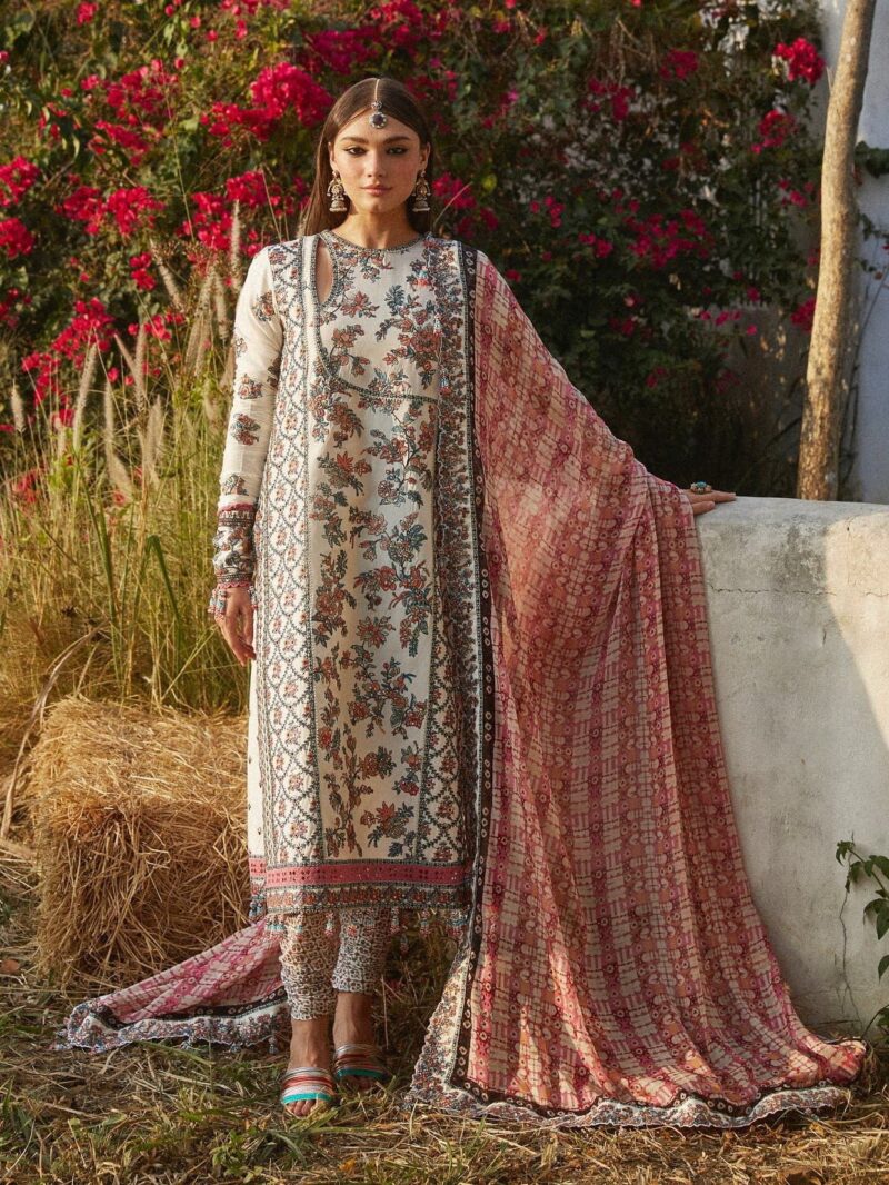 Hussain Rehar Eid Elara Eid Luxury Lawn Embroidered Collection 2024