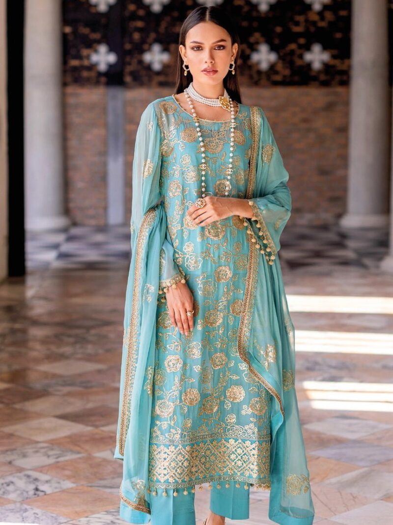 Gul Ahmed Fe-42026 Festive Chiffon Collection 2024