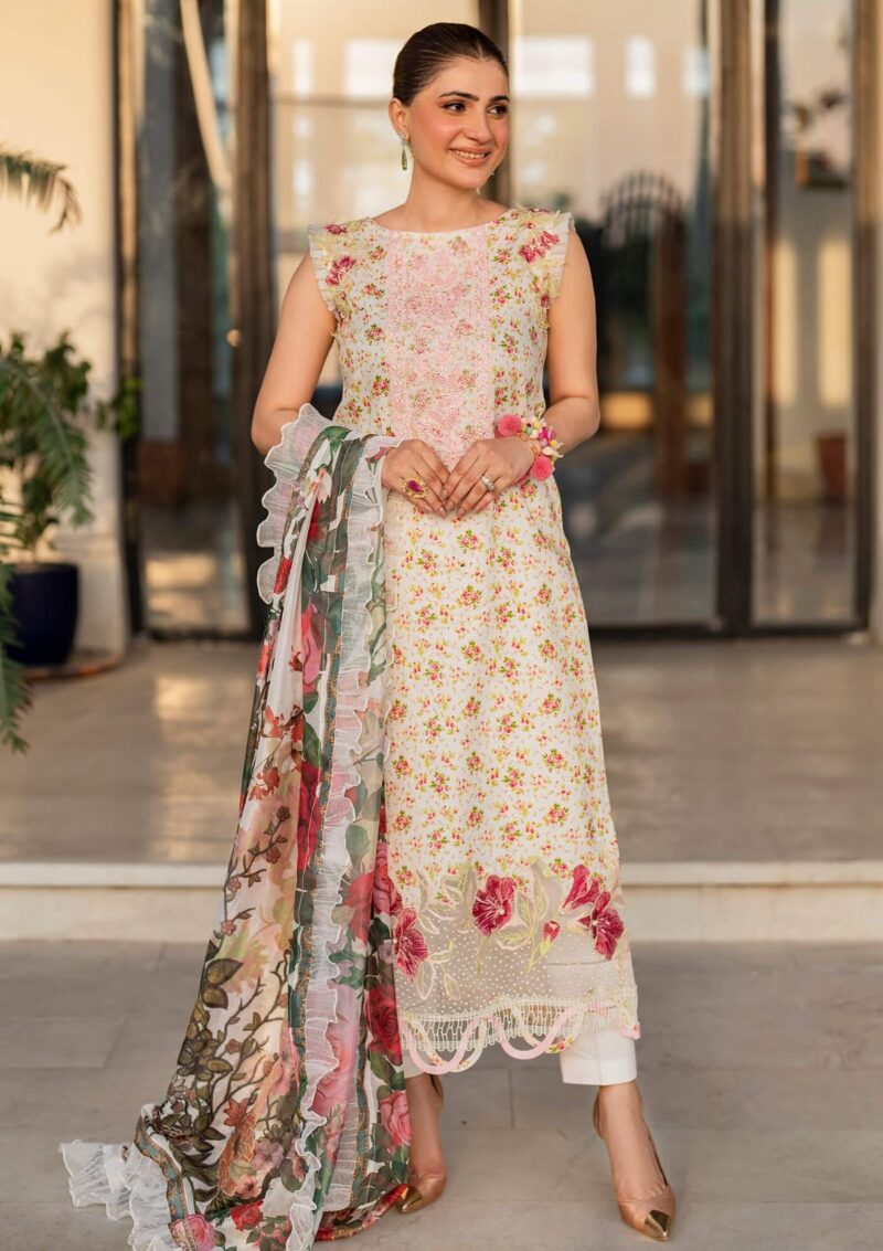 Asifa & Nabeel Meraki Summer Vol 2 Am24 15 Gulnar Lawn Collection 24