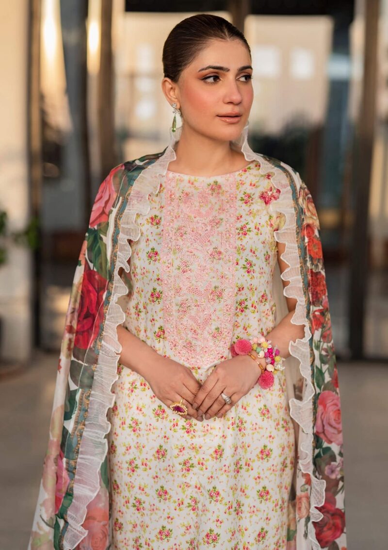 Asifa & Nabeel Meraki Summer Vol 2 Am24 15 Gulnar Lawn Collection 24