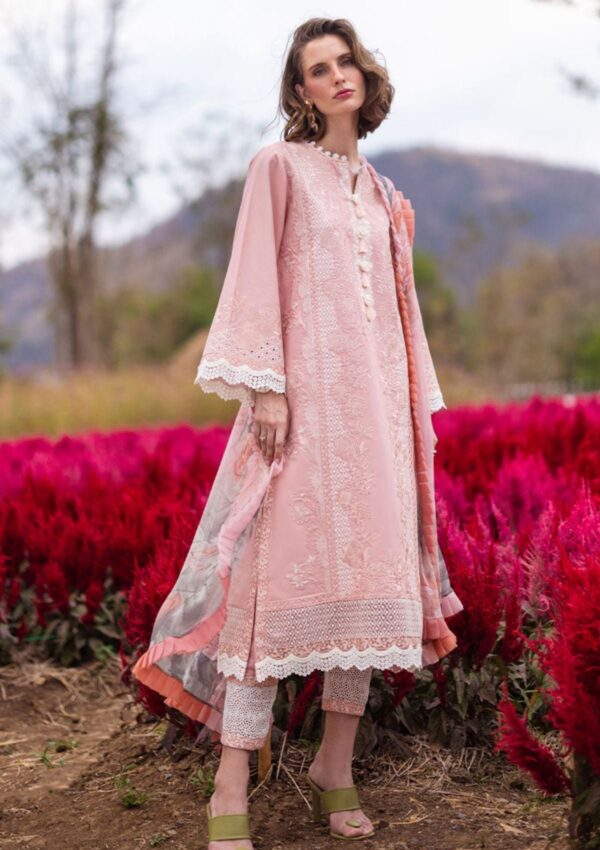 Mushq The Secret Garden Mh 1A Hemline Lawn Collection