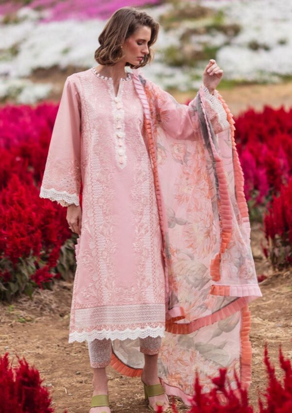 Mushq The Secret Garden Mh 1A Hemline Lawn Collection