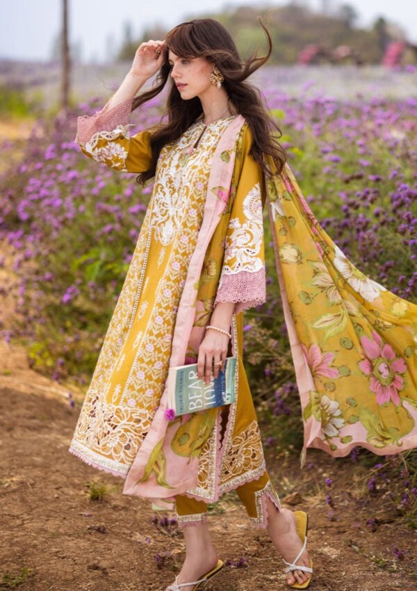 Mushq The Secret Garden Mh 4B Hemline Lawn Collection