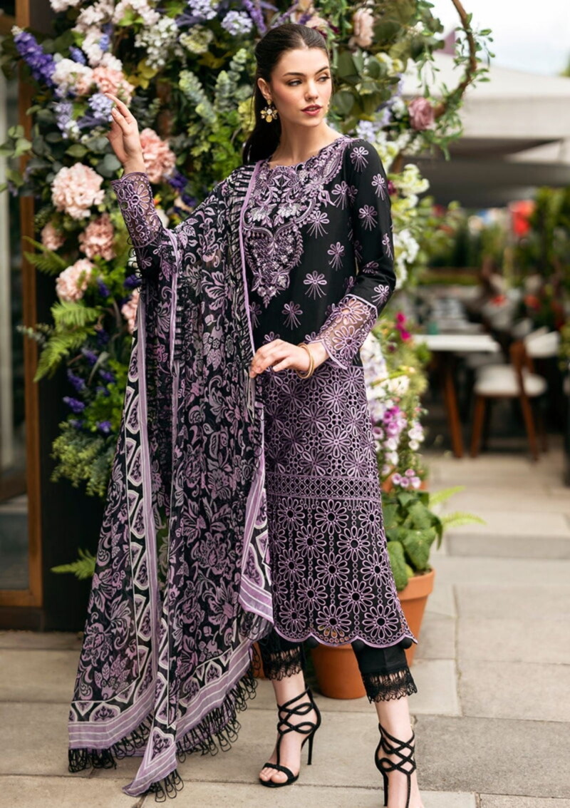 product Mushq Hmc 05 Luxe Lace Hemline Odyssey Lawn Collection