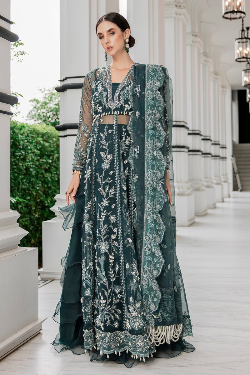 product Saad Shaikh Fleurie - Lisya Fleurie Luxury Embroidered Organza Suit Collection 2024