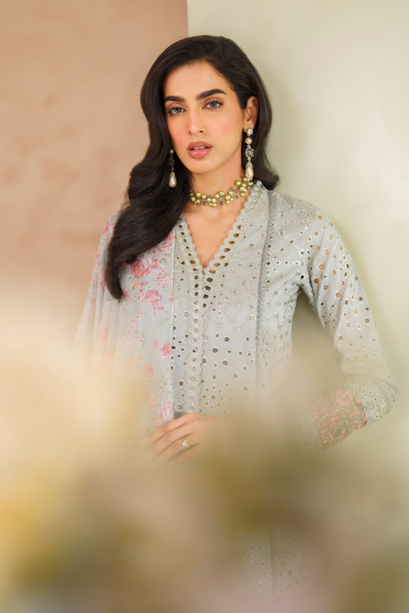 Iznik Ip-224 Embroidered Lawn Ready To Wear