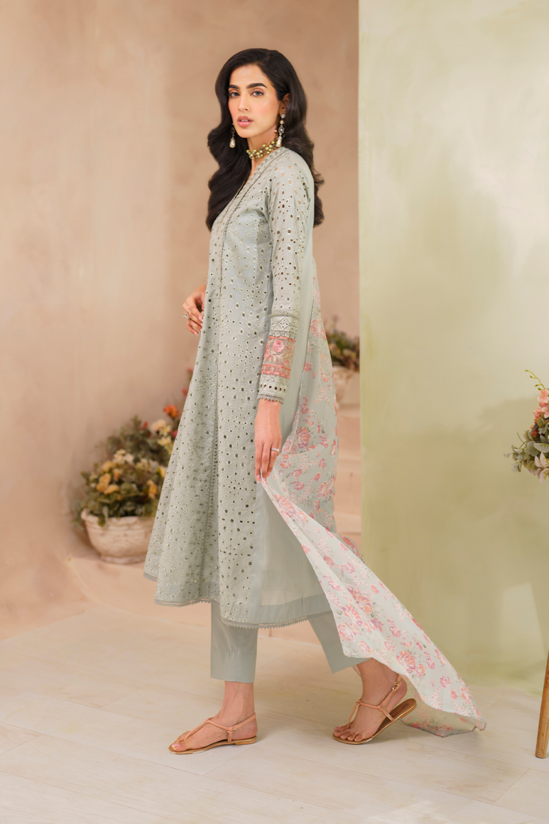 Iznik Ip-224 Embroidered Lawn Ready To Wear