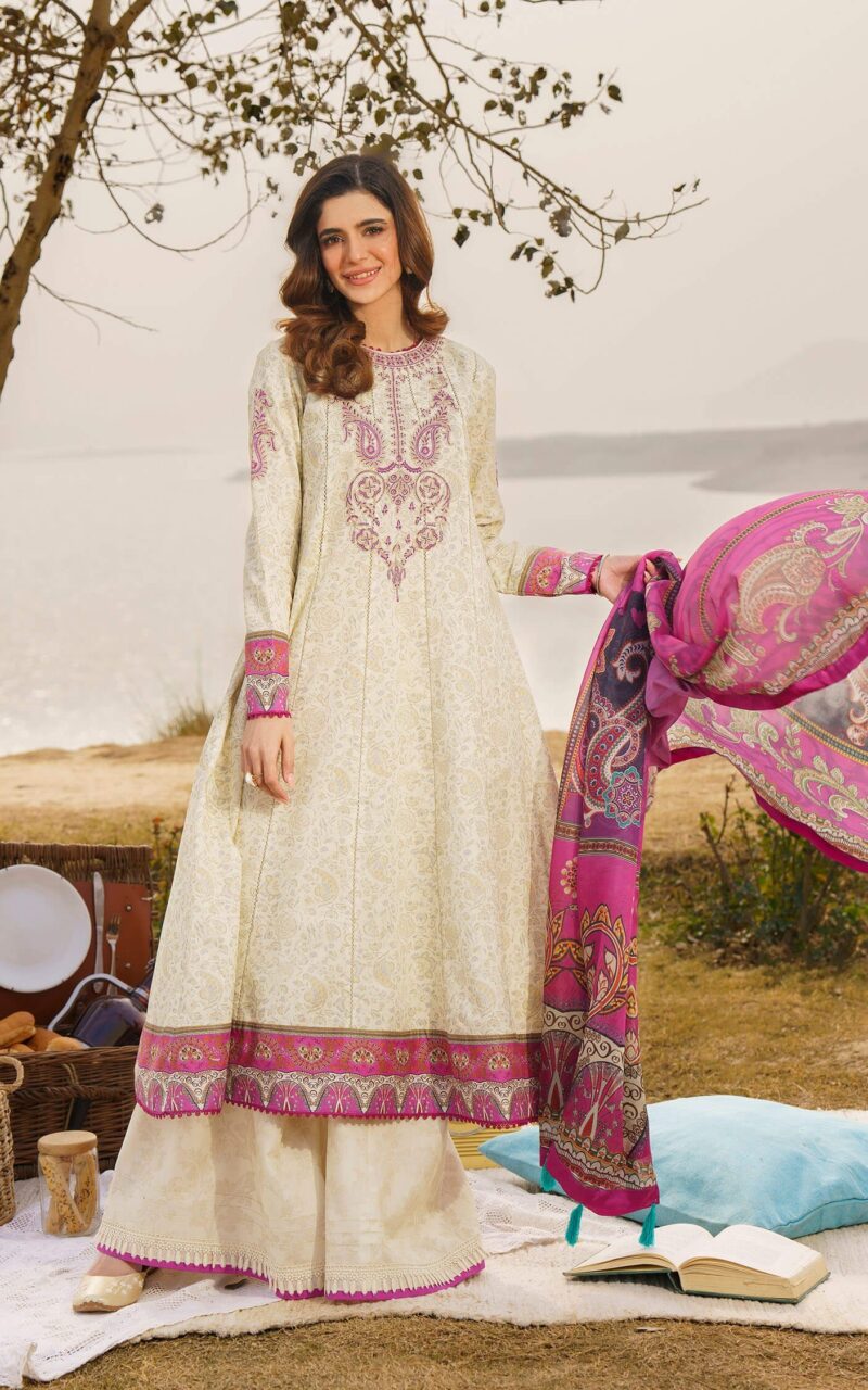 Asifa & Nabeel M 16 Irsa Meraki Premium Lawn Collection