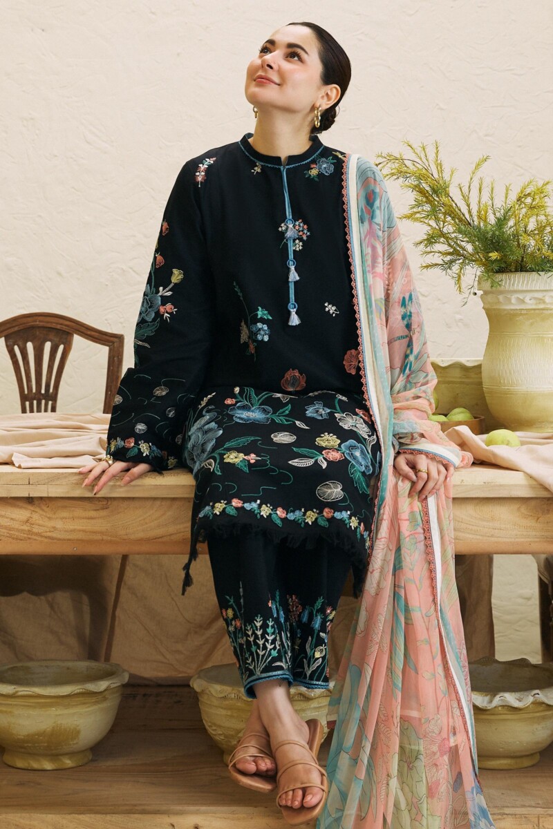 product Zara Shahjahan Jabeen-6b Coco Embroidered Lawn 3pc Suit