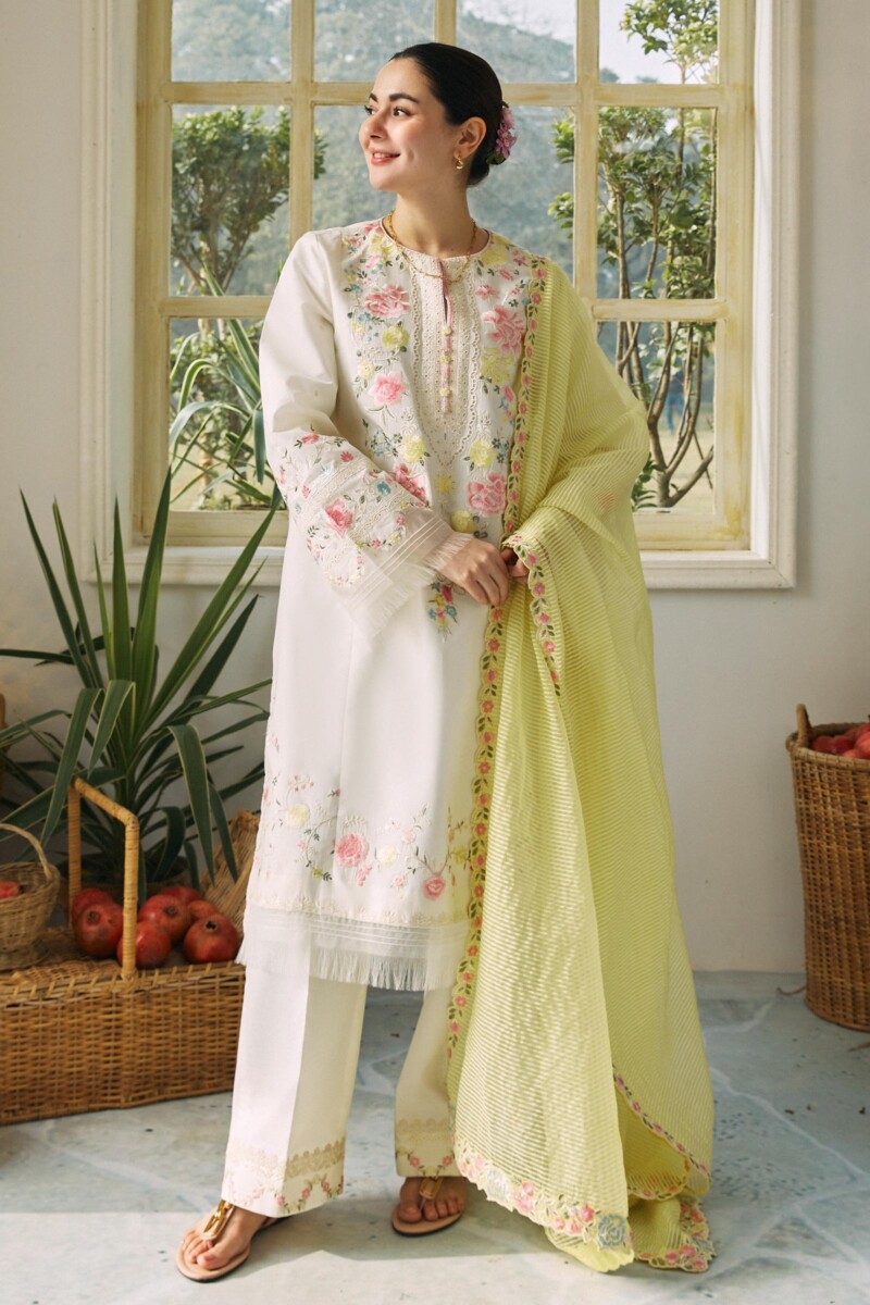 product Zara Shahjahan Janaan-7b Coco Embroidered Lawn 3pc Suit