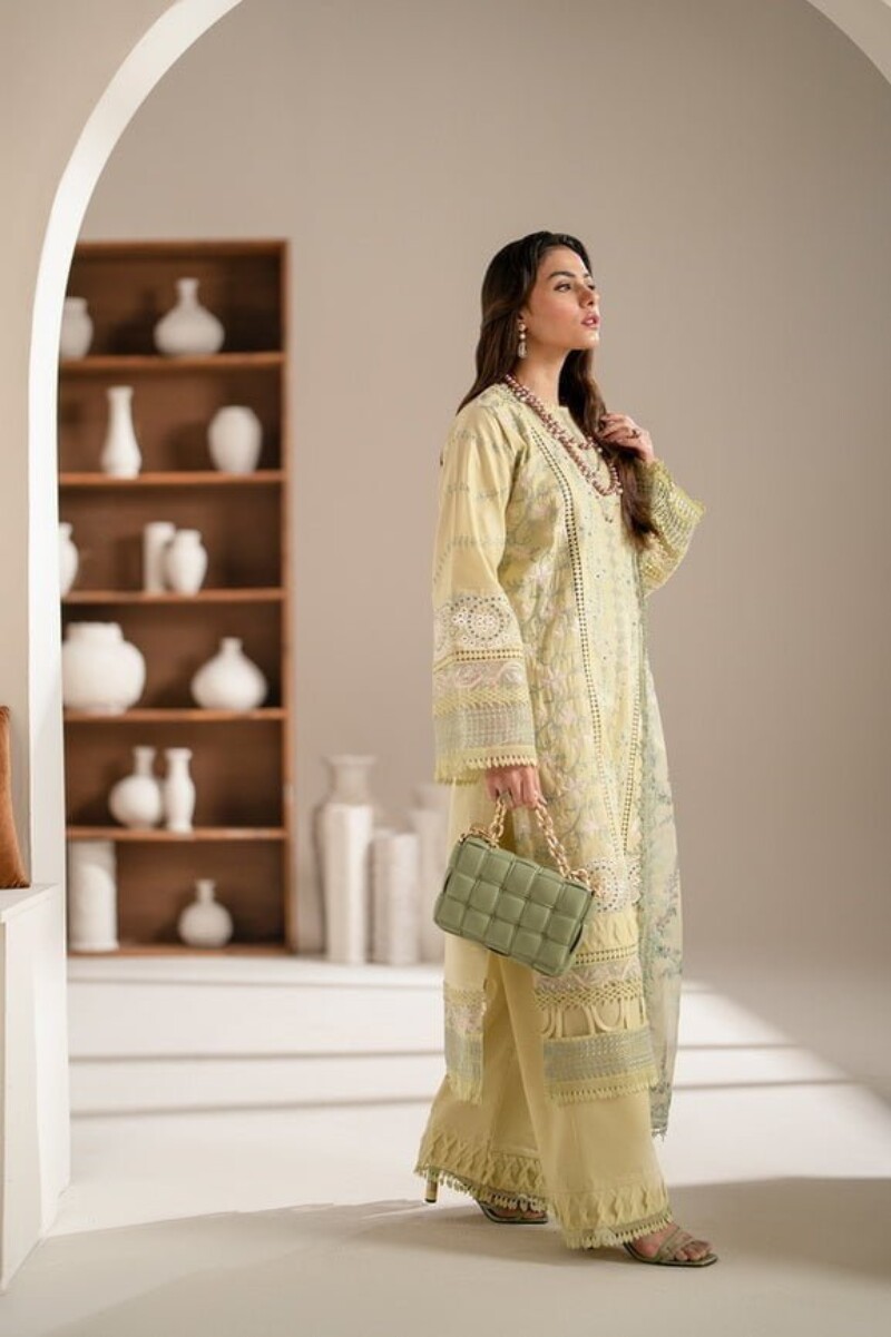 Azzal Jehaan Lawn 3pc Suit Collection 2024