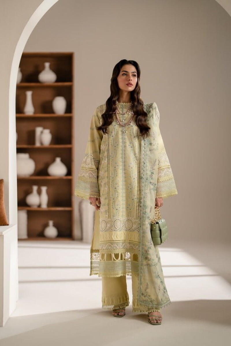 Azzal Jehaan Lawn 3pc Suit Collection 2024