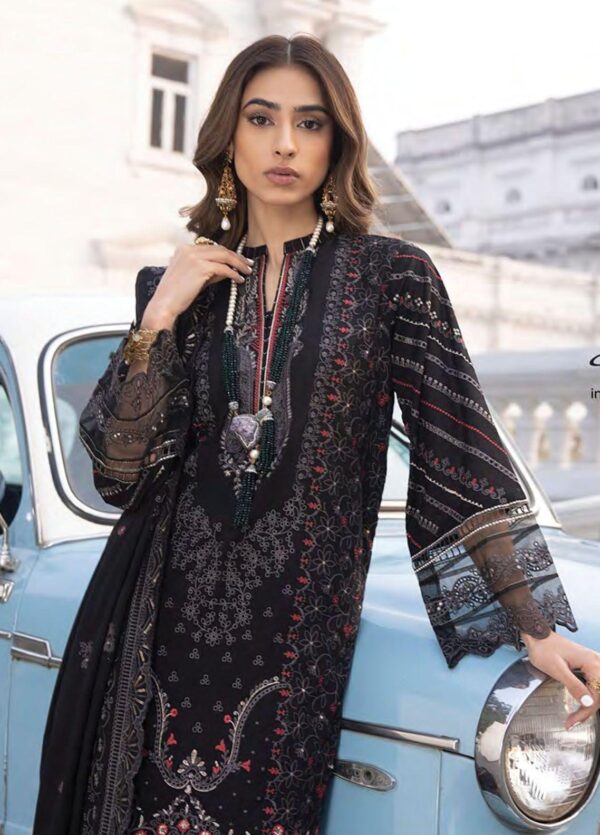 Lakhany Spring Lg-Am-0022 Embroidered Lawn 3Pc Suit Collection 2024