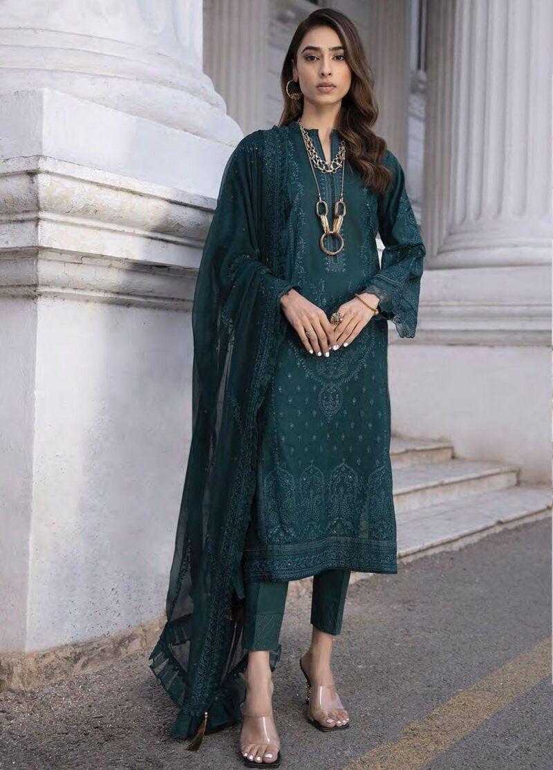 Lakhany Spring Lg-Am-0056 Embroidered Lawn 3pc Suit Collection 2024