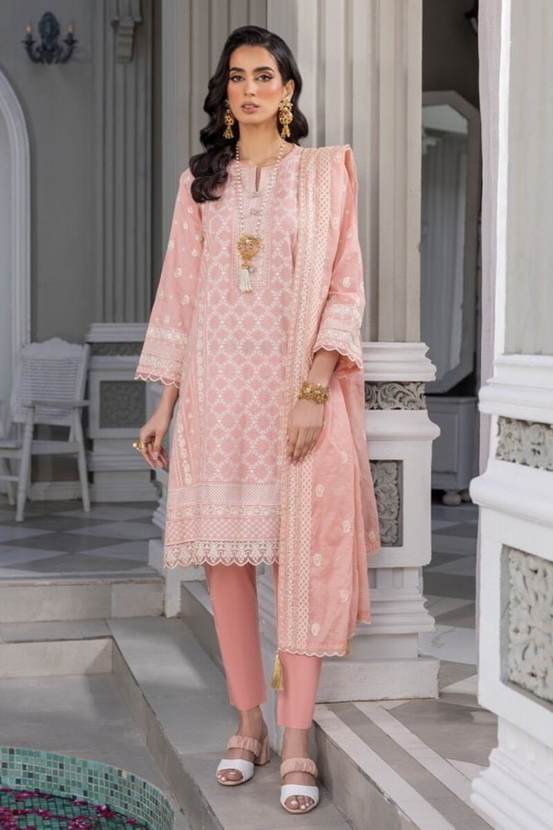 Lakhany Lg-Am-0060 Eid Embroidered Lawn 3pc Suit Collection 2024