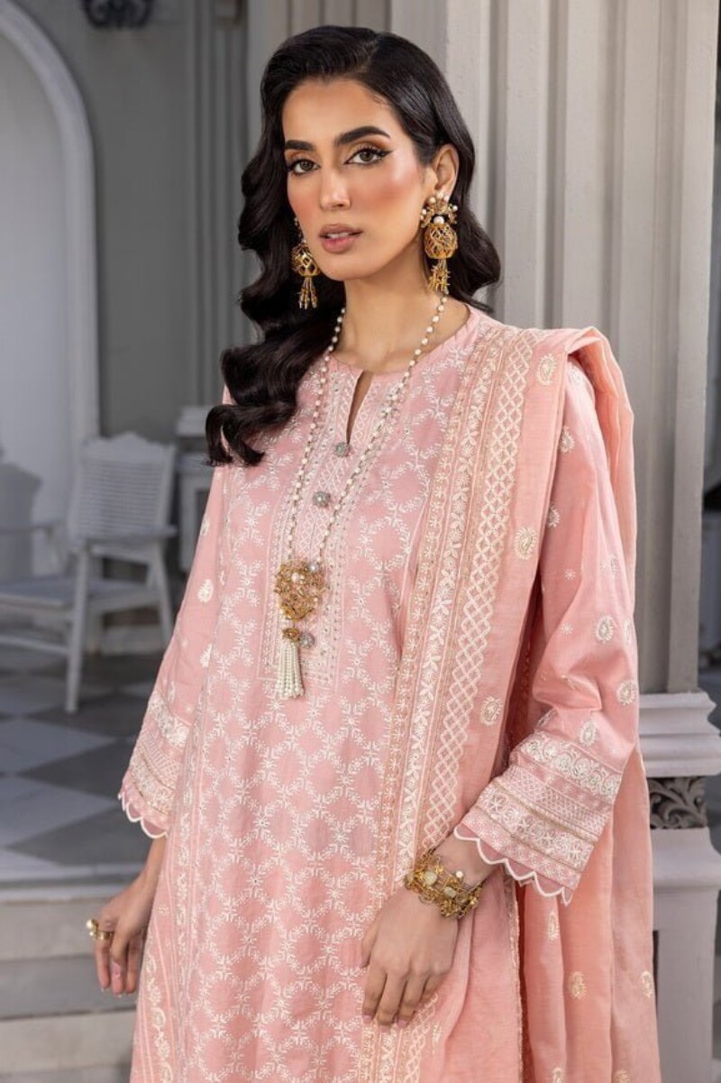 Lakhany Lg-Am-0060 Eid Embroidered Lawn 3pc Suit Collection 2024