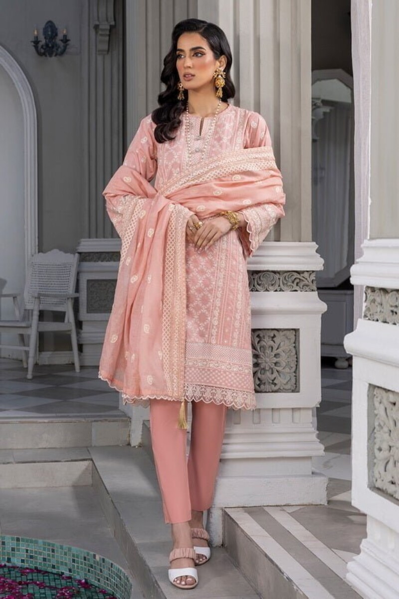 Lakhany Lg-Am-0060 Eid Embroidered Lawn 3pc Suit Collection 2024