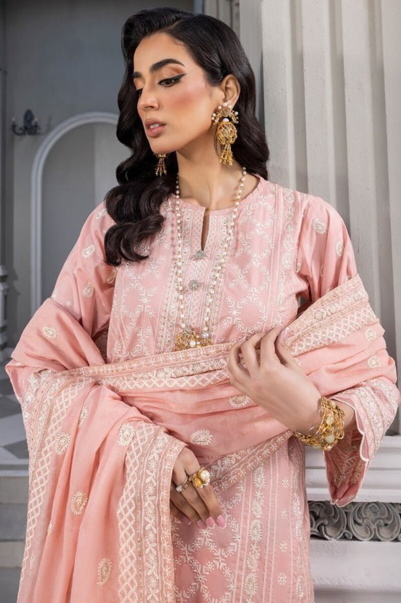 Lakhany Lg-Am-0060 Eid Embroidered Lawn 3pc Suit Collection 2024