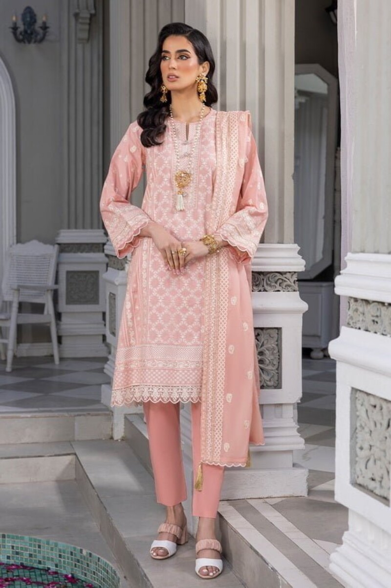 Lakhany Lg-Am-0060 Eid Embroidered Lawn 3pc Suit Collection 2024